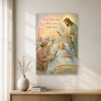 Dawn At The Bedside Canvas Wall Art - Christian Wall Art, gift presentation