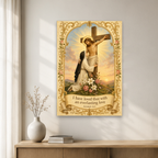 Dawn at the Cross Canvas Wall Art - Christian Wall Art, close-up of the print
