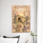 Dawn at the Garden Tomb Canvas Wall Art - Christian Wall Art, front view