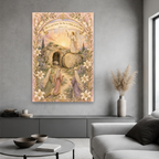 Dawn at the Garden Tomb Canvas Wall Art - Christian Wall Art, styled in the home