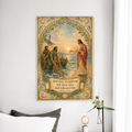 Dawn Call By The Sea Canvas Wall Art - Christian Wall Art, front view