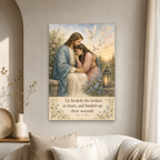 Dawn in the Garden of Comfort Canvas Wall Art - Christian Wall Art, gift presentation