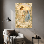 Dawn of Her Joy Canvas Wall Art - Christian Wall Art, detail view