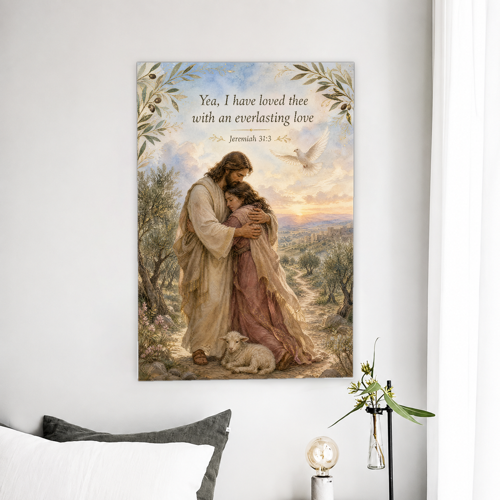 Dawn of Homecoming Canvas Wall Art - Christian Wall Art, front view
