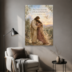 Dawn of Homecoming Canvas Wall Art - Christian Wall Art, detail view