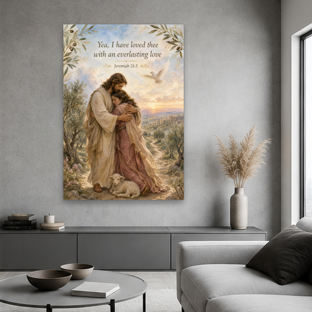 Dawn of Homecoming Canvas Wall Art - Christian Wall Art, styled in the home