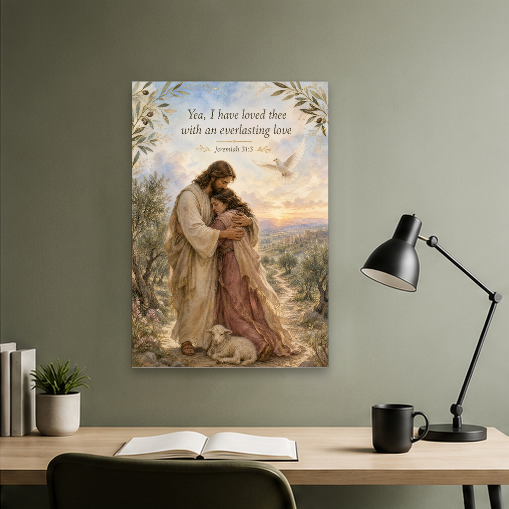 Dawn of Homecoming Canvas Wall Art - Christian Wall Art, hanging display