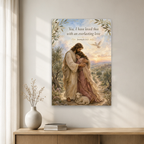 Dawn of Homecoming Canvas Wall Art - Christian Wall Art, close-up of the print
