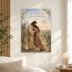 Dawn of Homecoming Canvas Wall Art - Christian Wall Art, scale reference