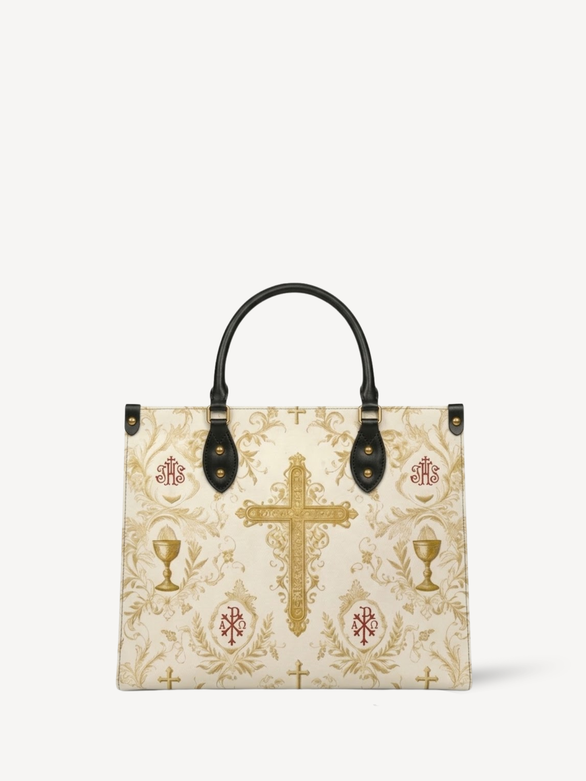 Devotion PU Leather Handbag - Christian Handbag, front view