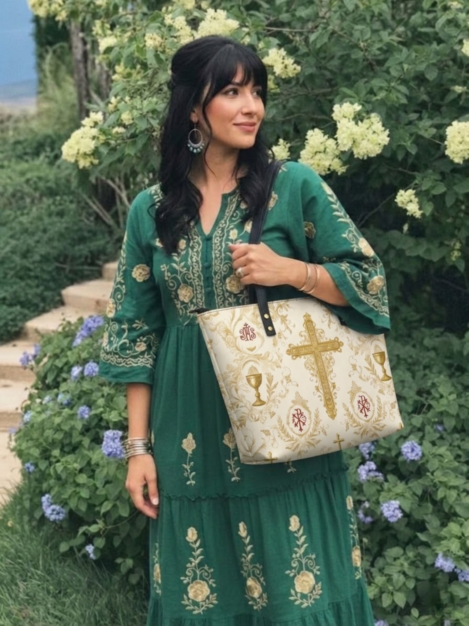 "Devotion" Leather Tote Bag