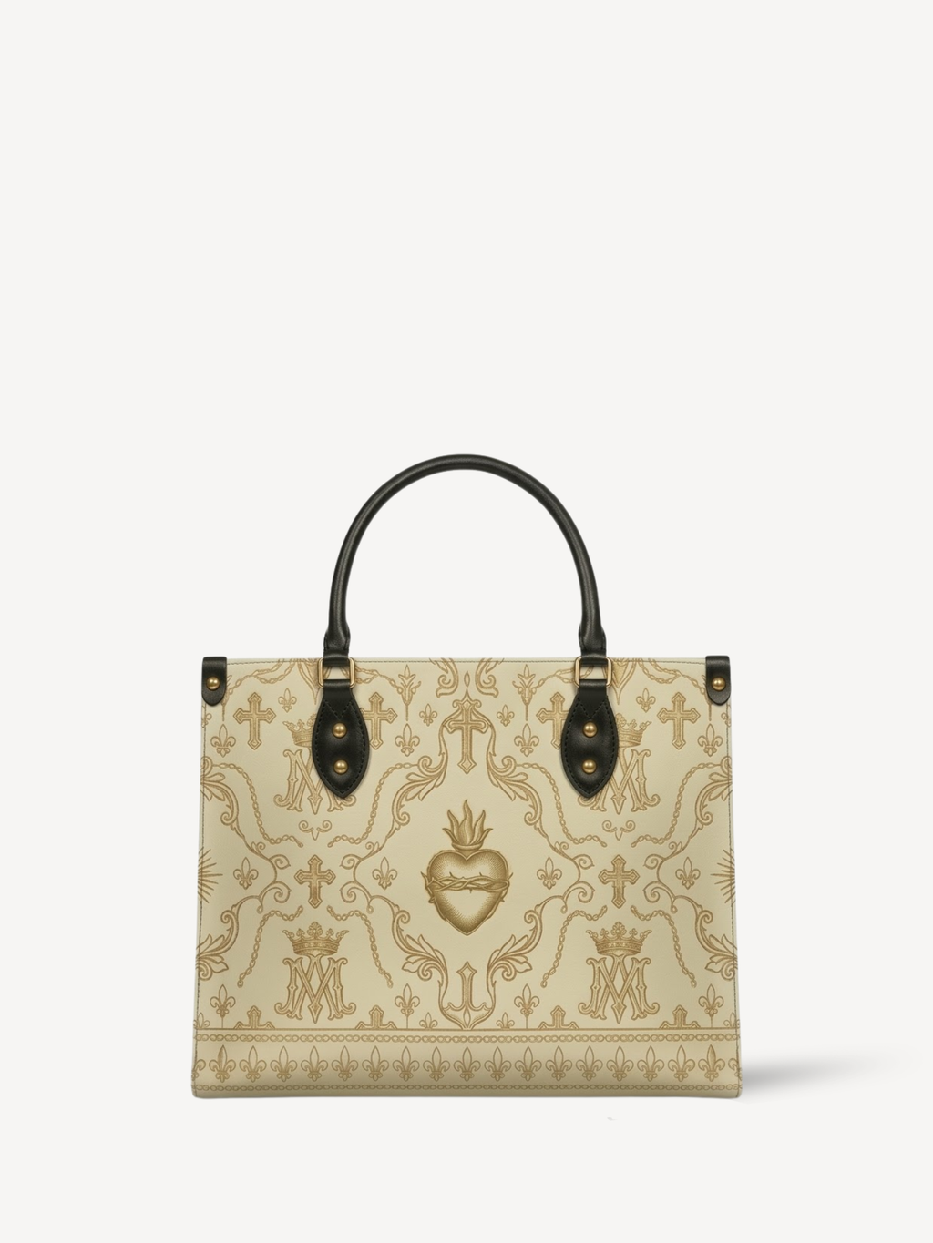 "Divine Heart" Leather Handbag