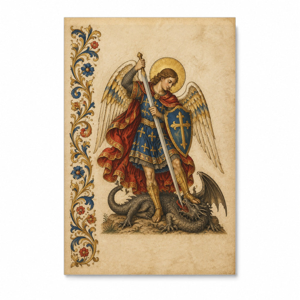Draco Subactus Canvas Wall Art - Catholic Wall Art, front view