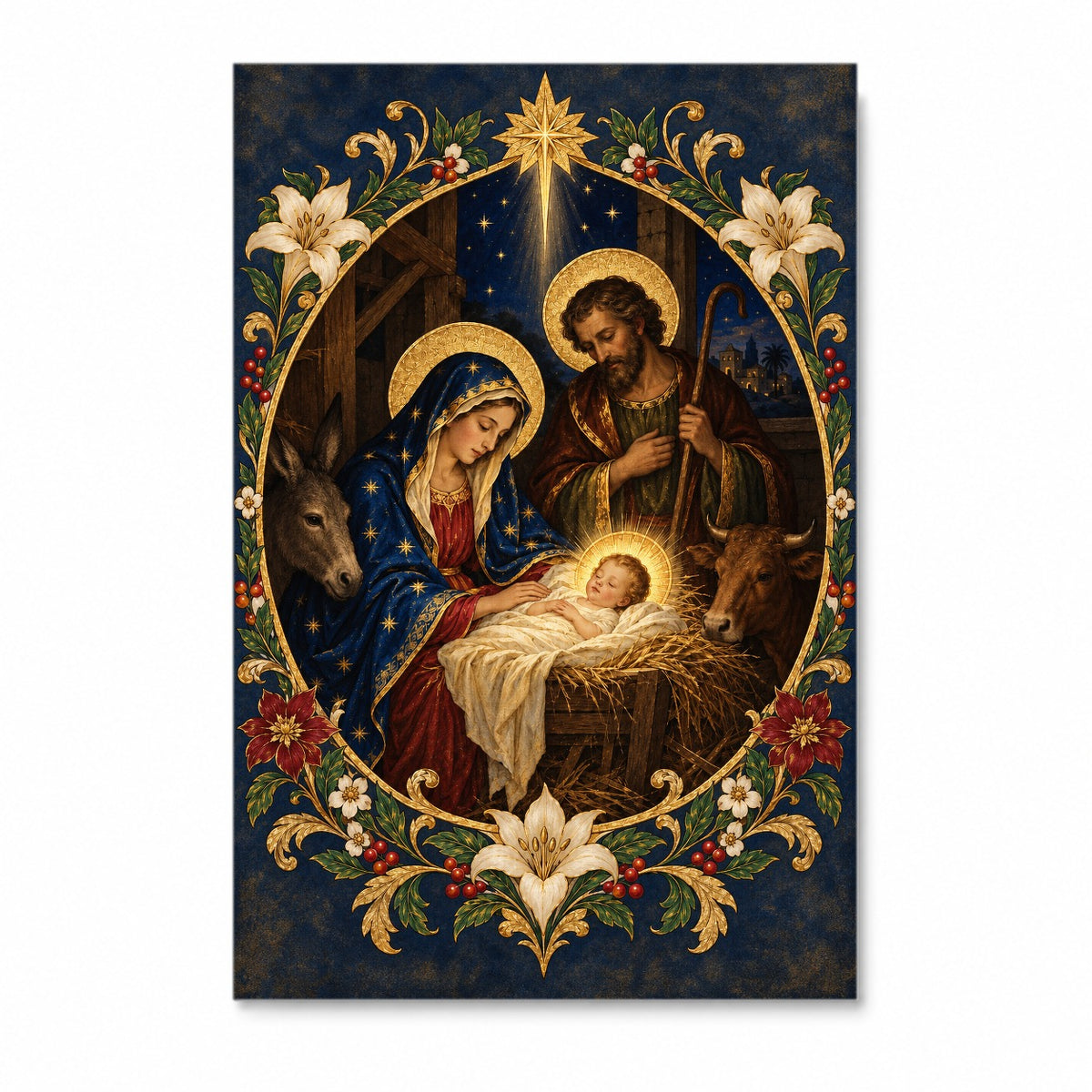 Emmanuel II Canvas Wall Art - Catholic Wall Art, front view