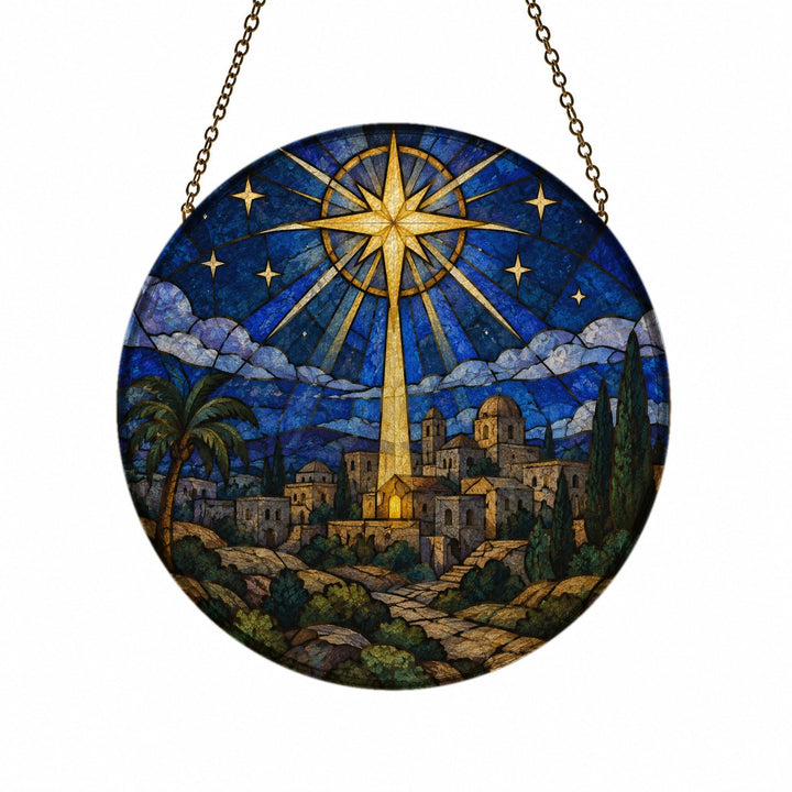 Emmanuel III Glass Suncatcher
