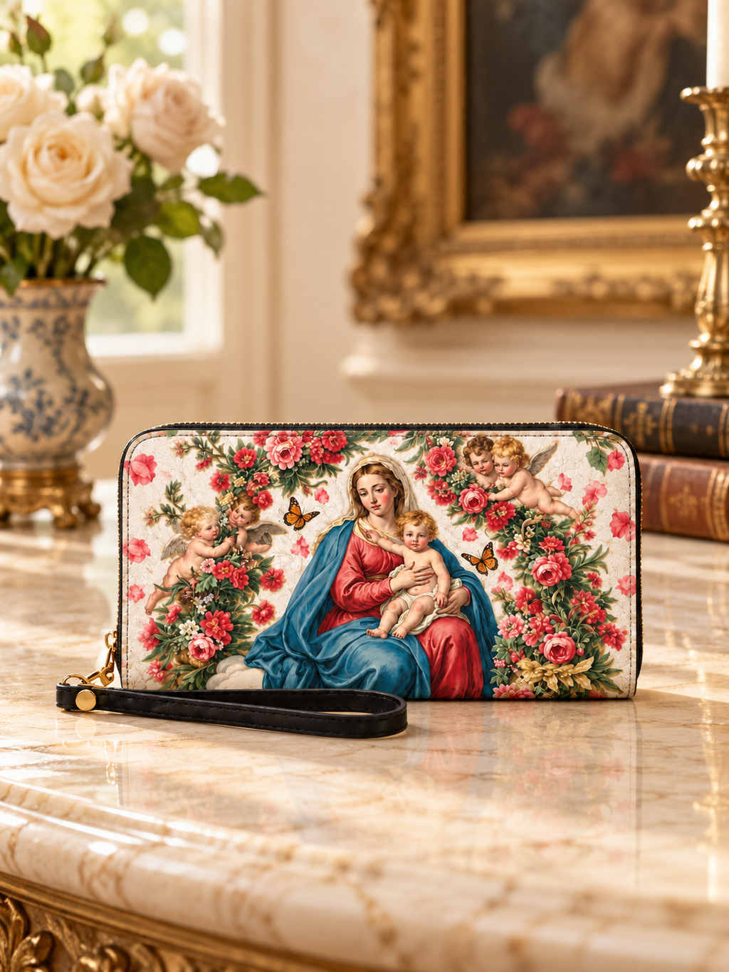 Eternal Tenderness PU Leather Wallet - Christian Wallet, hanging display