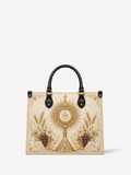 Eucharistic Harvest PU Leather Handbag - Christian Handbag, front view