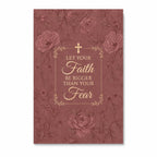 Faith Over Fear Canvas Wall Art - Catholic Wall Art, front view
