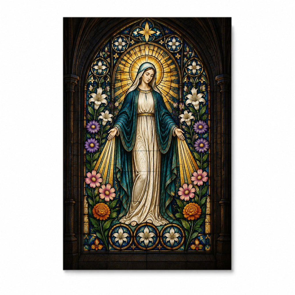 Fenestra Gratiae Canvas Wall Art - Catholic Wall Art, front view