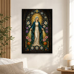 Fenestra Gratiae Canvas Wall Art - Catholic Wall Art, alternate angle