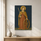 Fides Sancti Canvas Wall Art - Catholic Wall Art, gift presentation