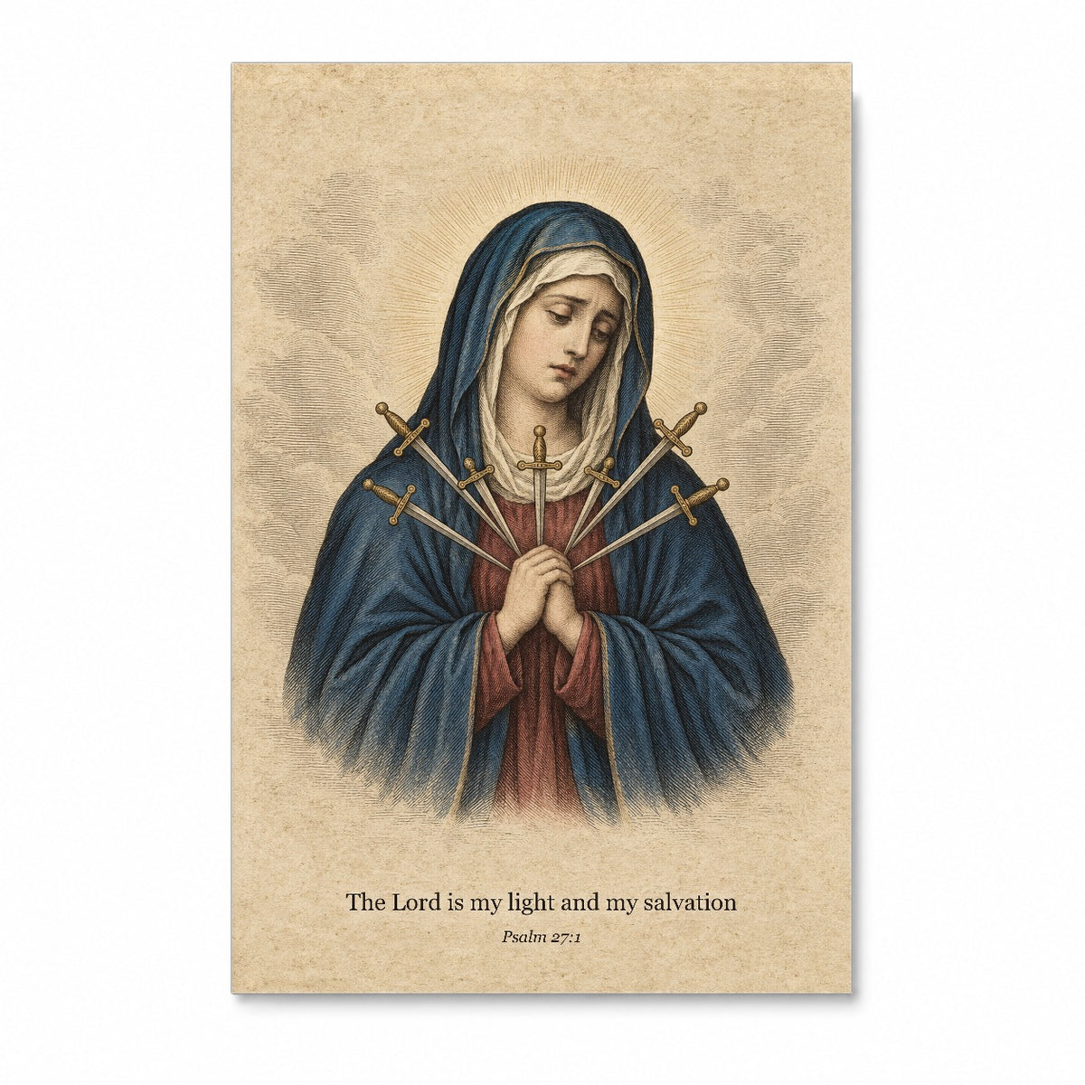 Foederis Arca V Canvas Wall Art - Catholic Wall Art, front view