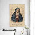 Foederis Arca V Canvas Wall Art - Catholic Wall Art, detail view