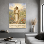 Found on His Shoulders Canvas Wall Art - Christian Wall Art, styled in the home
