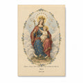 Full of Grace in Engraving Canvas Wall Art - Catholic Wall Art, front view