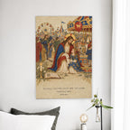 Gathered in His Arm Canvas Wall Art - Catholic Wall Art, detail view