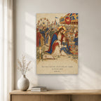 Gathered in His Arm Canvas Wall Art - Catholic Wall Art, gift presentation