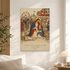 Gathered in His Arm Canvas Wall Art - Catholic Wall Art, alternate angle