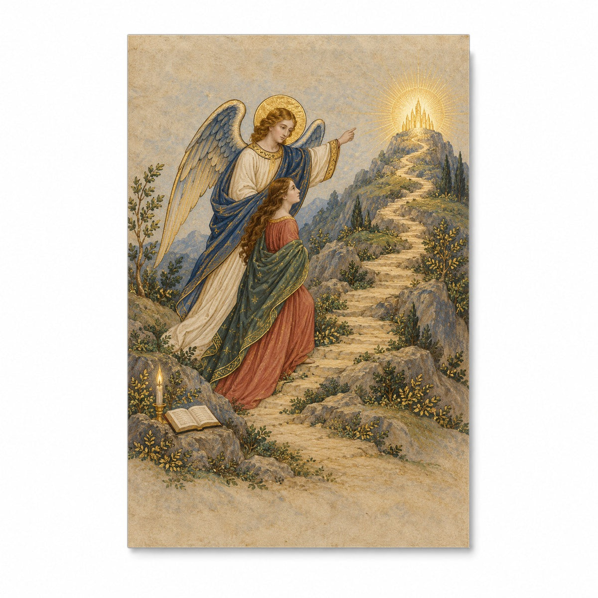 Given Charge Over Thee Canvas Wall Art - Catholic Wall Art, front view