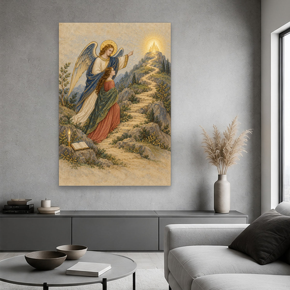 Given Charge Over Thee Canvas Wall Art - Catholic Wall Art, hanging display
