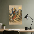Given Charge Over Thee Canvas Wall Art - Catholic Wall Art, close-up of the print