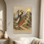Given Charge Over Thee Canvas Wall Art - Catholic Wall Art, scale reference