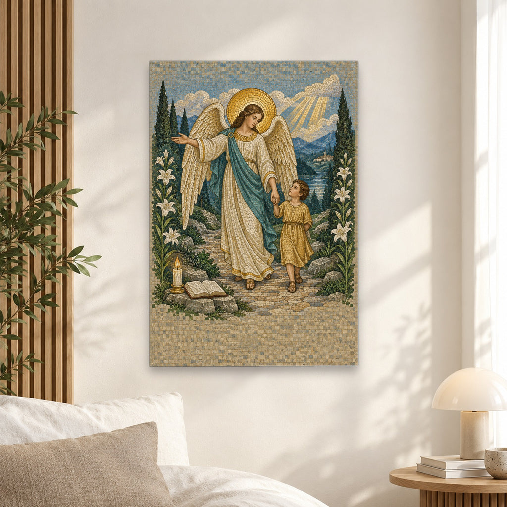 Given Charge Over Thee in Oil Canvas Wall Art - Catholic Wall Art, alternate angle