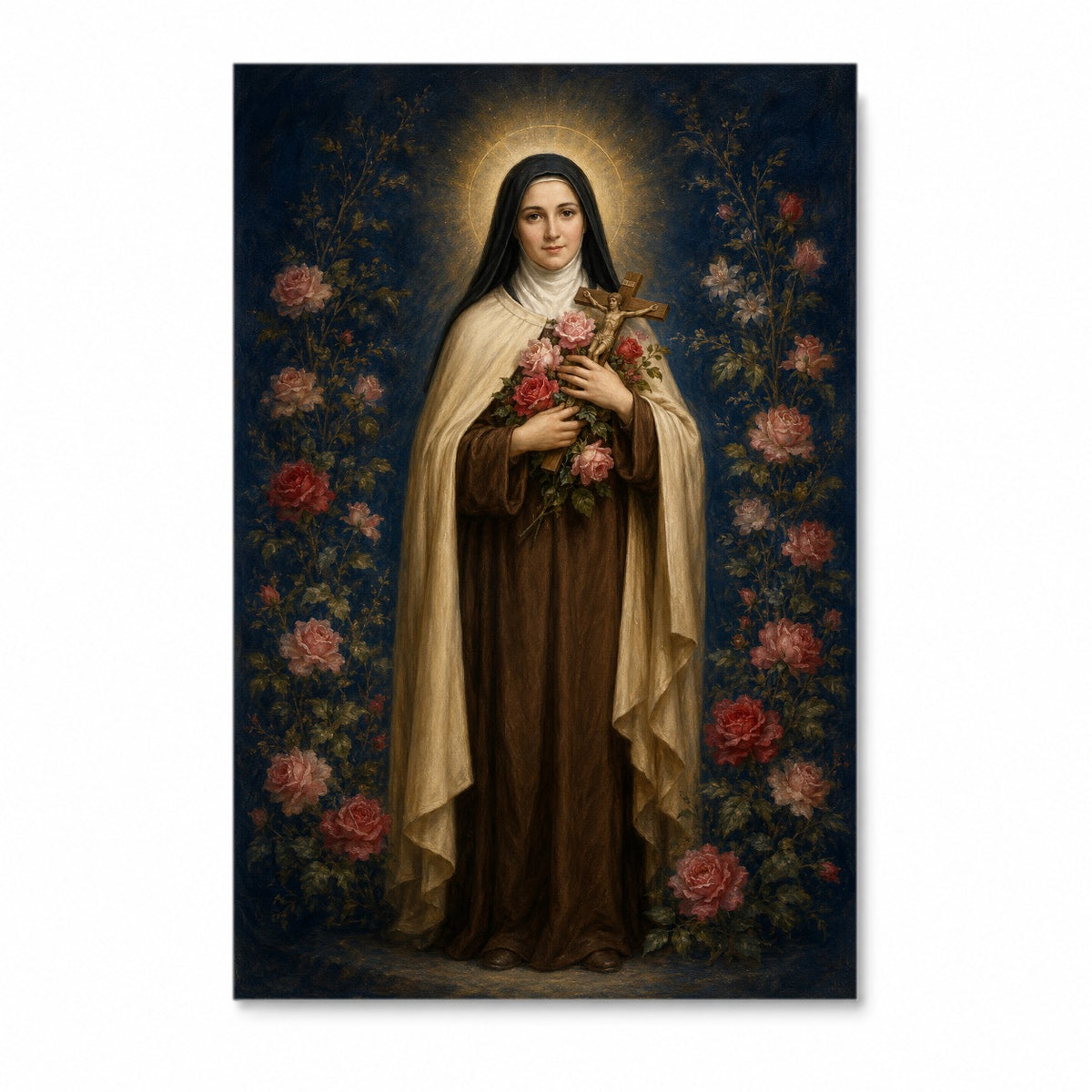 Gloria Sancti Canvas Wall Art - Catholic Wall Art, front view