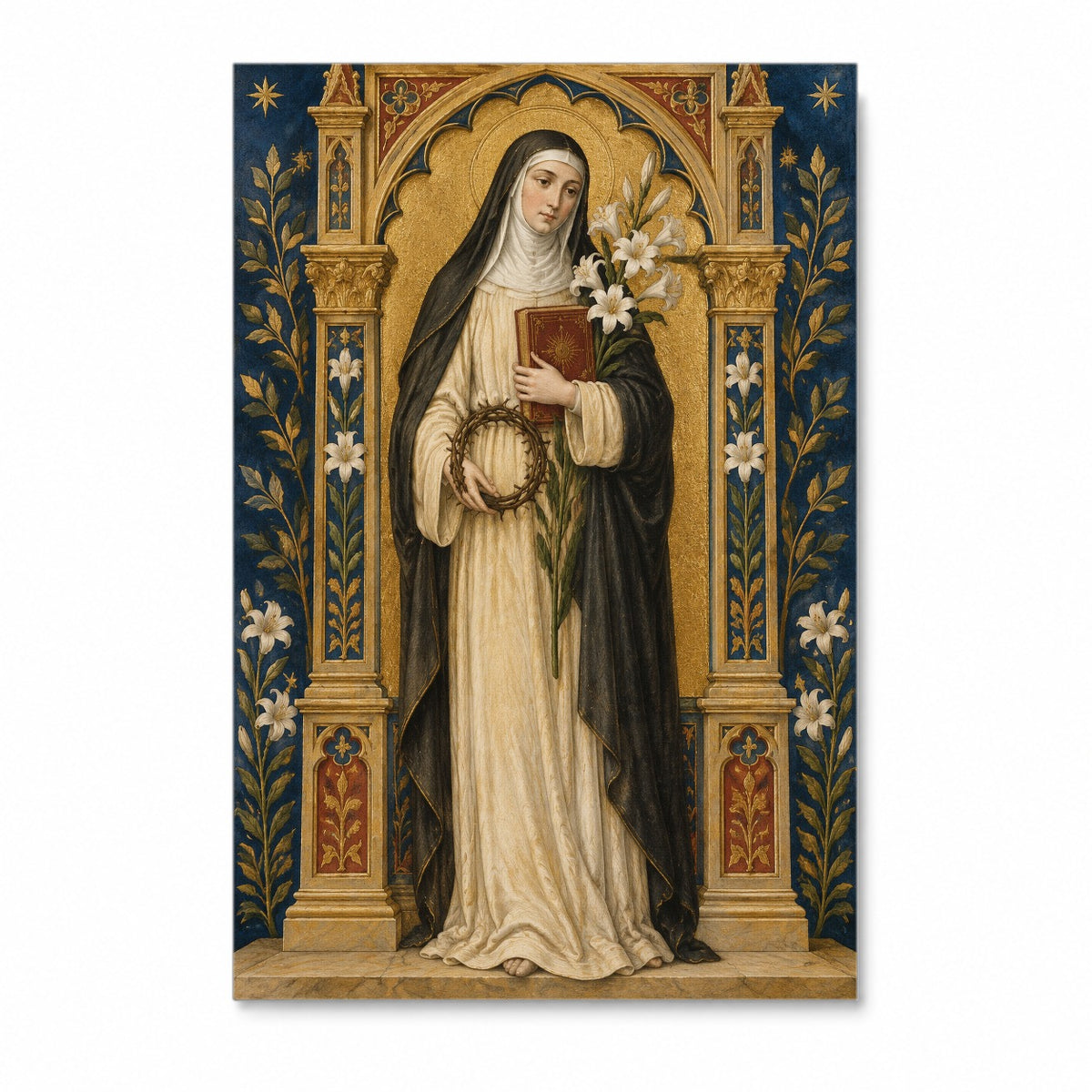 Gloria Sancti VI Canvas Wall Art - Catholic Wall Art, front view