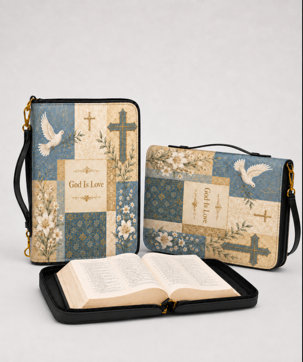 "God Is Love" Bible Cover - Catholic Bible Cover, View 3