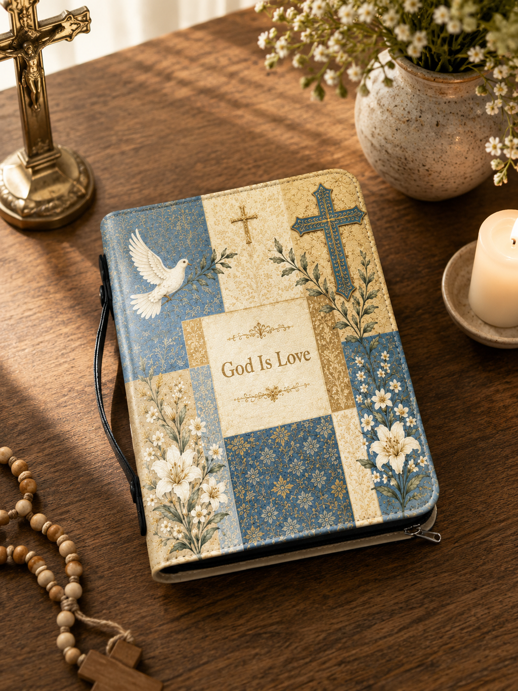 "God Is Love" Bible Cover - Catholic Bible Cover, View 6
