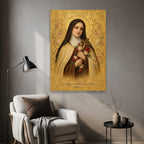 Graven in His Hands Canvas Wall Art - Catholic Wall Art, styled in the home
