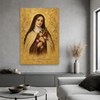 Graven in His Hands Canvas Wall Art - Catholic Wall Art, hanging display
