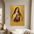 Graven in His Hands Canvas Wall Art - Catholic Wall Art, scale reference