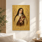 Graven in His Hands Canvas Wall Art - Catholic Wall Art, alternate angle