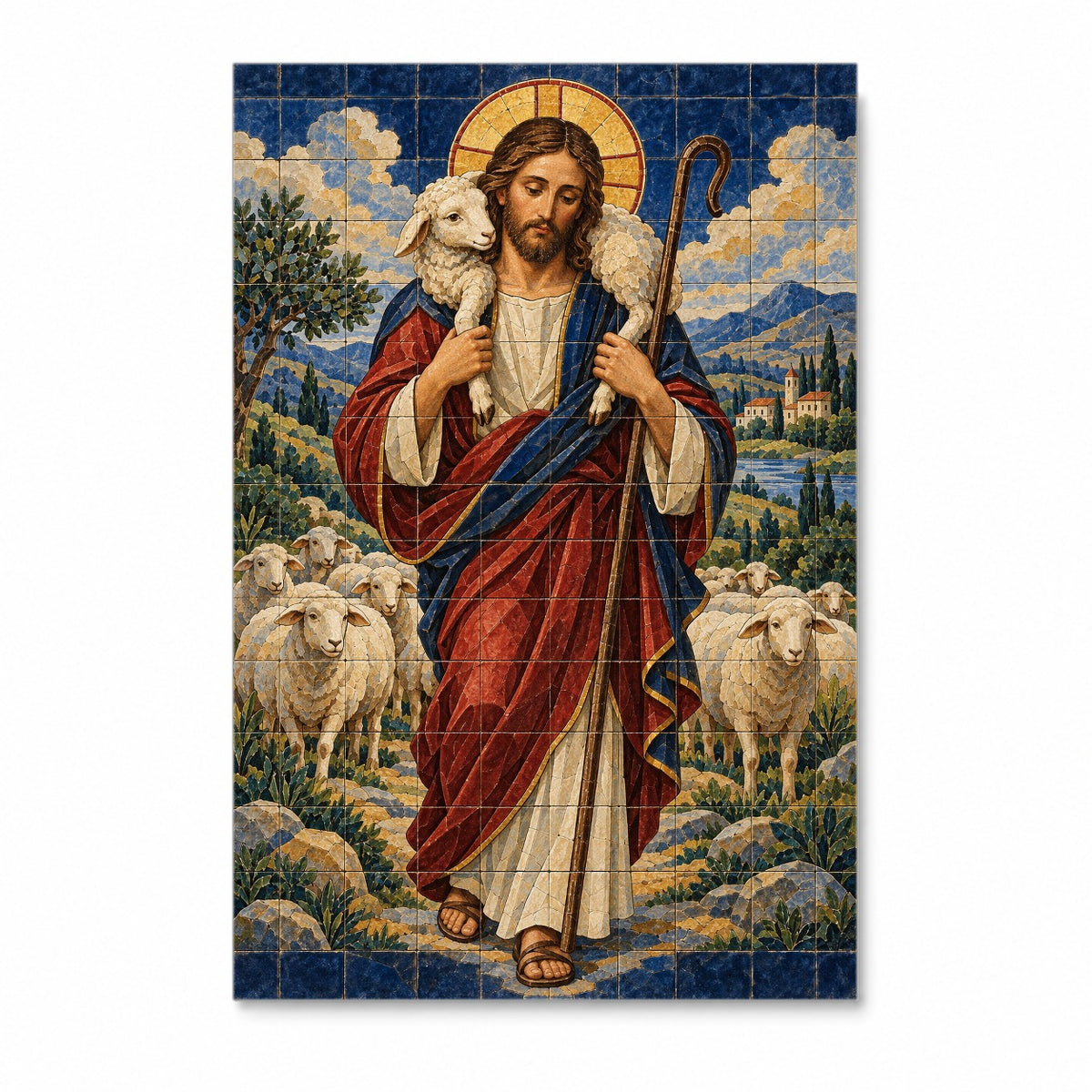 Grex Meus Canvas Wall Art - Catholic Wall Art, front view