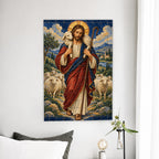 Grex Meus Canvas Wall Art - Catholic Wall Art, detail view