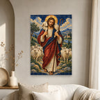 Grex Meus Canvas Wall Art - Catholic Wall Art, scale reference