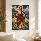 Grex Meus Canvas Wall Art - Catholic Wall Art, alternate angle