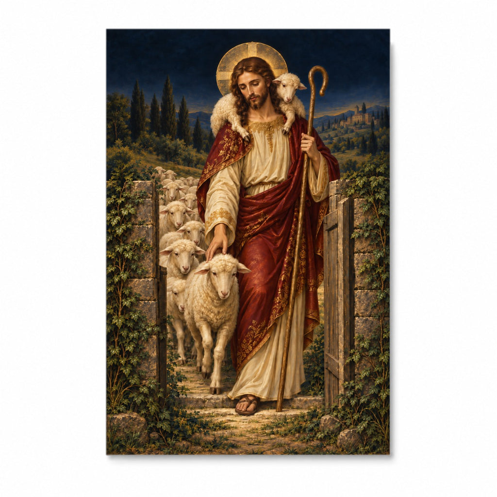Grex Meus IV Canvas Wall Art - Catholic Wall Art, front view